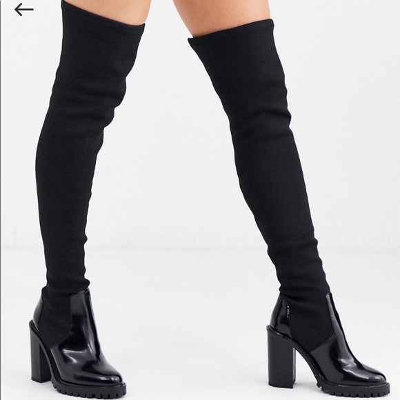 ASOS Shoes - ASOS Thigh High Boots Size 8